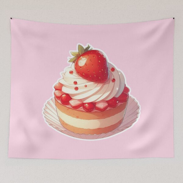 Item preview, Anime Cake – Colorful Kawaii Dessert | Cute Manga Style Food designed and sold by Sugar Wisdom .