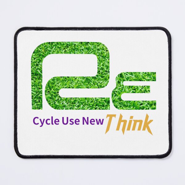Item preview, Green Grassy Eco Poster, Recycle Reuse Renew Rethink Environmental Friendly Sticker designed and sold by JWSmile.
