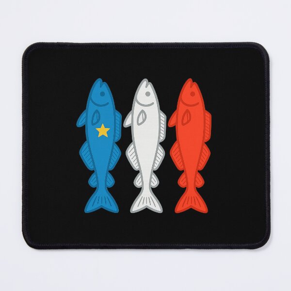 Item preview, Acadian Flag Lobster Trio Maritime Pride Blue, White & Red Lobsters L'Acadie designed and sold by TheTrendsDesk.