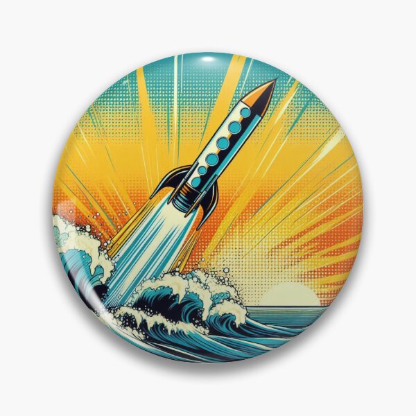 Item preview, rocket shooting out of the sea designed and sold by Dogandesighn.