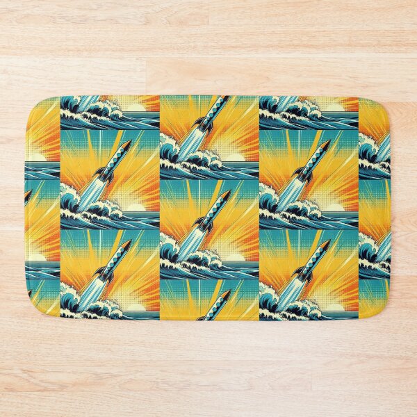 Item preview, rocket shooting out of the sea designed and sold by Dogandesighn.