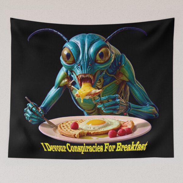 Item preview, I Devour Conspiracies For Breakfast 1 designed and sold by AluArtz.