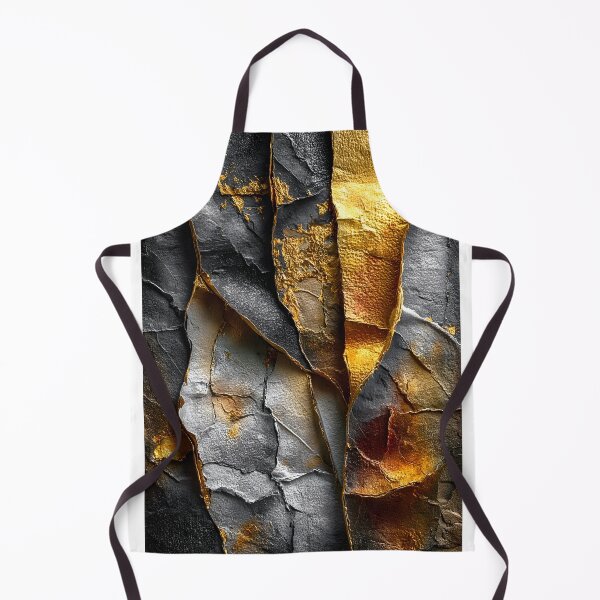 Item preview, Striking Gold and Silver Abstract Textured Art Piece designed and sold by Artessie.