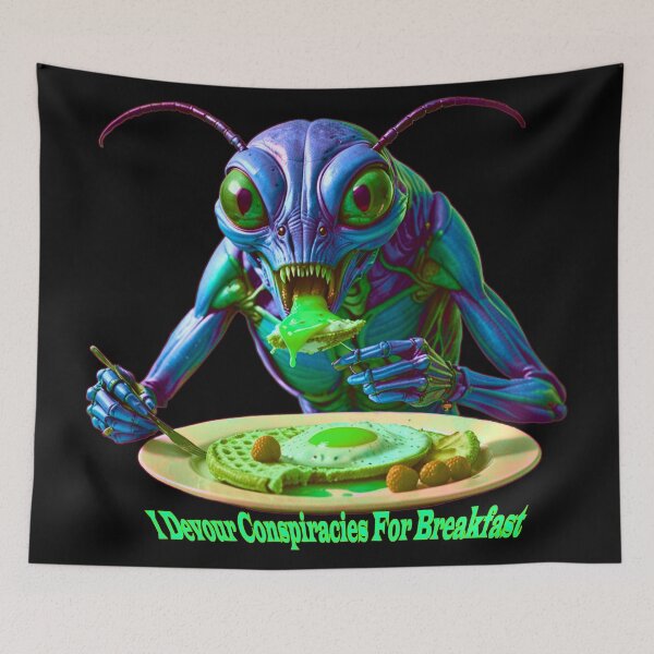 Item preview, I Devour Conspiracies For Breakfast 3 designed and sold by AluArtz.