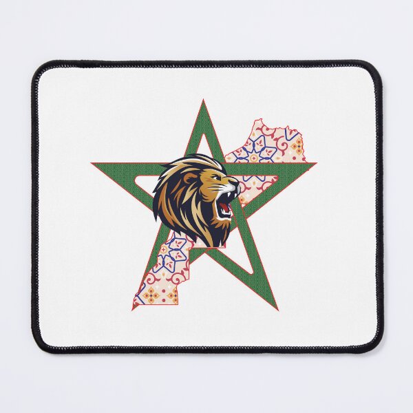 Item preview, Moroccan Lion & Star Geometric Pattern Artwork designed and sold by johsef.