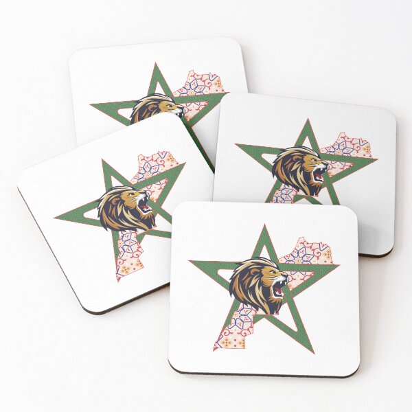 Item preview, Moroccan Lion & Star Geometric Pattern Artwork designed and sold by johsef.