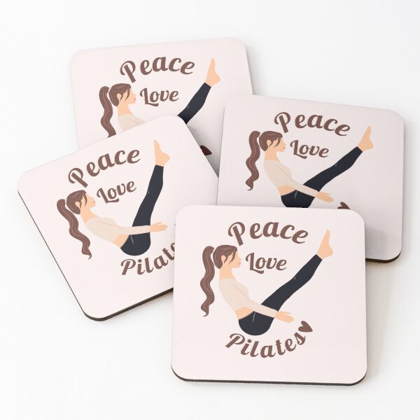 Item preview, Peace Love Pilates | Fitness, Workout Motivation, designed and sold by Shiningsticker8.
