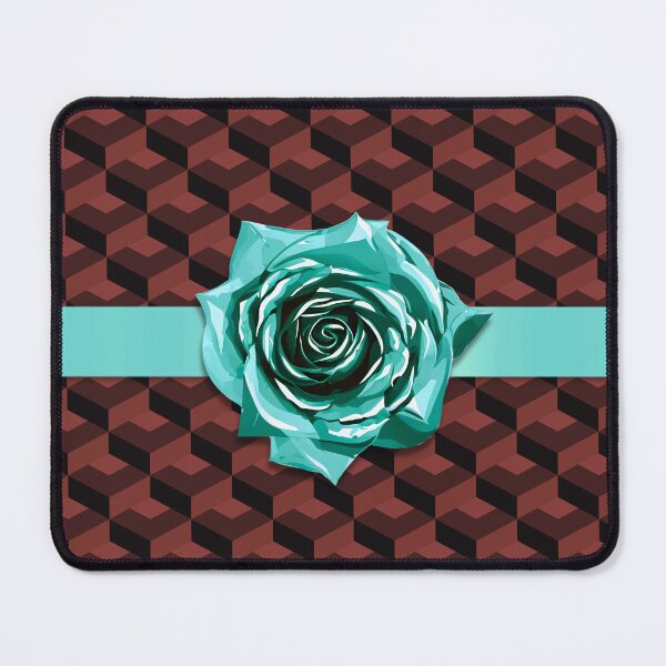Item preview, Modern Retro Red Blue Geometric Rose Choker designed and sold by TackyTime.