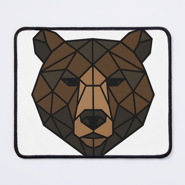 Item preview, Geometric Bear Wireframe Design designed and sold by SpringbokCreate.