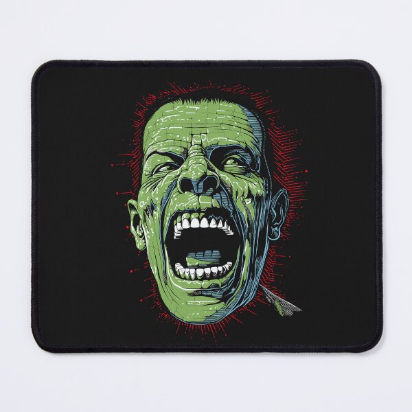 Item preview, A Green Franken Monster laughing Horror for Halloween designed and sold by TheTrendsDesk.