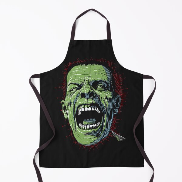 Item preview, A Green Franken Monster laughing Horror for Halloween designed and sold by TheTrendsDesk.