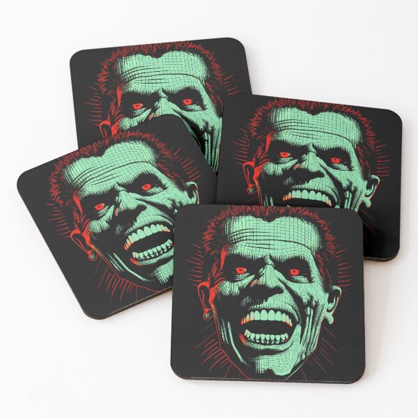 Item preview, A Franken Monster Face Smiling Horror for Halloween designed and sold by TheTrendsDesk.