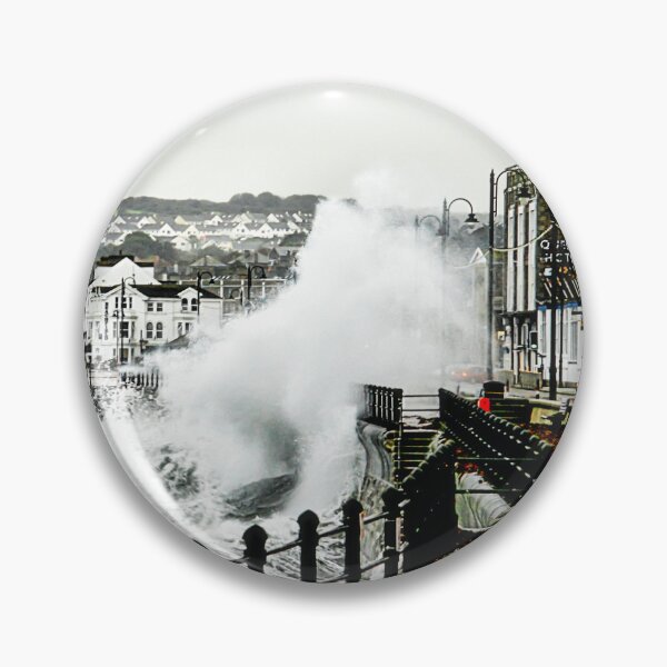 Item preview, Penzance, Cornwall, Stormy Seas On The Promenade  designed and sold by Paul Thompson Photography.