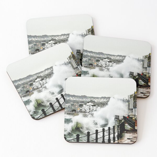 Item preview, Penzance, Cornwall, Stormy Seas On The Promenade  designed and sold by Paul Thompson Photography.