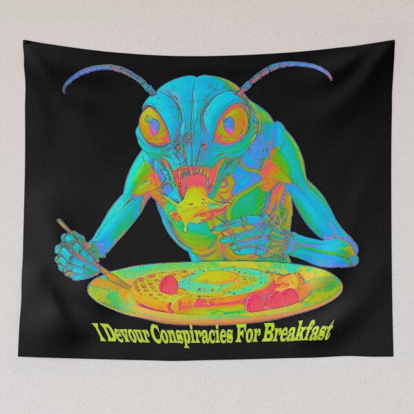 Item preview, I Devour Conspiracies For Breakfast 9 designed and sold by AluArtz.