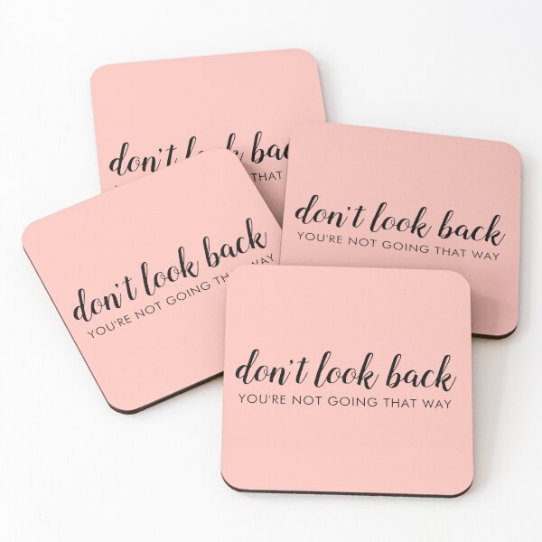 Item preview, Don’t Look Back You’re Not Going That Way Modern Uplifting Positive Quote designed and sold by guava-design.