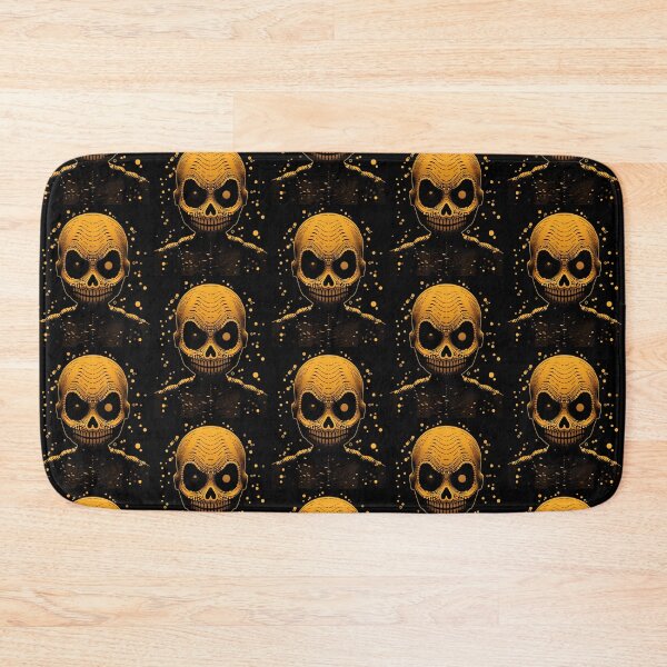 Item preview, Creepy Yellow Skeleton Head, Halloween Horror Head designed and sold by TheTrendsDesk.
