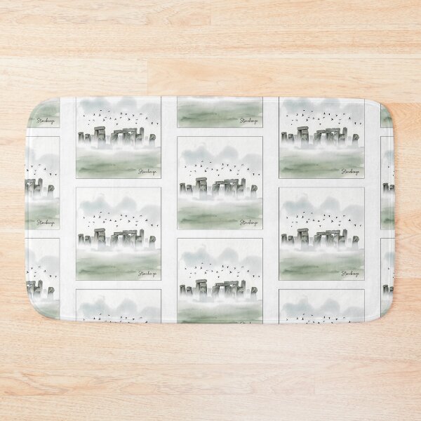 Item preview, Whispers of Stonehenge: An Atmospheric Misty Morning designed and sold by Digital Dreams Arts.