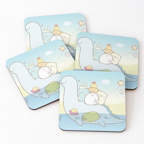 Item preview, Japanese Characters Riding Blue Dinosaur (Sumikko) designed and sold by CharleeGraphics.