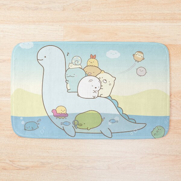 Item preview, Japanese Characters Riding Blue Dinosaur (Sumikko) designed and sold by CharleeGraphics.