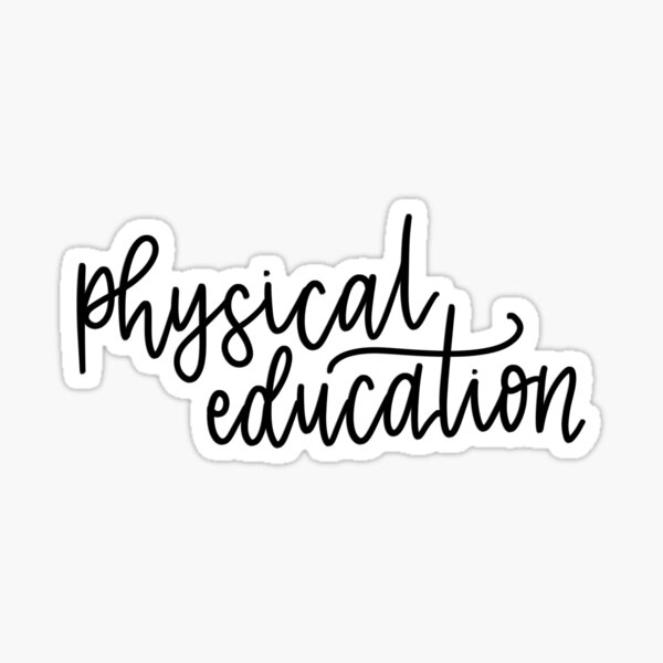 Retro Physical Education Teacher Sticker By Vaishnavi Deshmukh