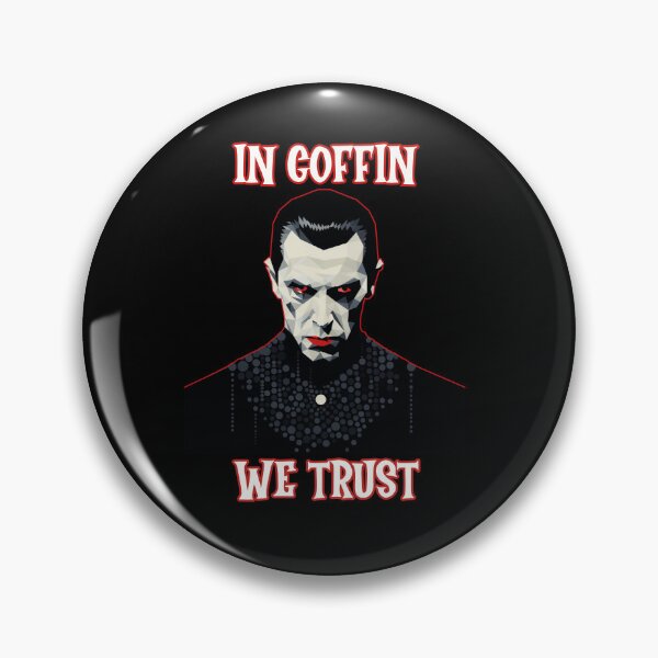 Item preview, Vampire In Coffin We Trust Halloween Horror designed and sold by TheTrendsDesk.
