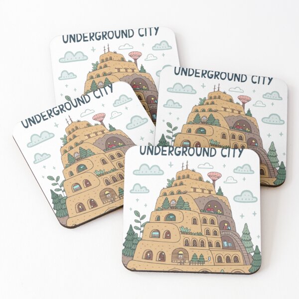 Item preview, DERINKUYU UNDERGROUND CITY designed and sold by likbatonboot.
