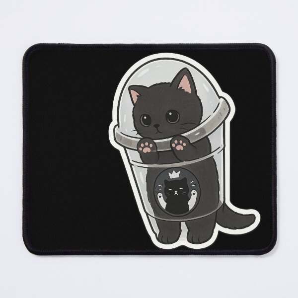 Item preview, Black cat: starcat coffee cup designed and sold by Cat-loveparttime.