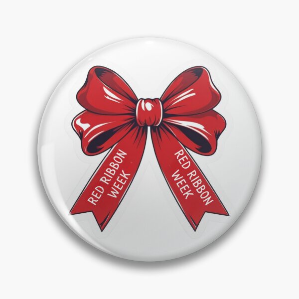 Item preview, Red Ribbon Week - Coquette Bow designed and sold by LewpyG.