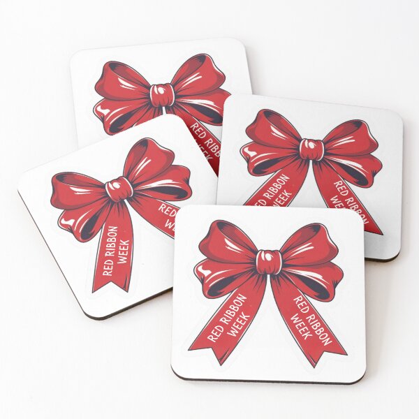 Item preview, Red Ribbon Week - Coquette Bow designed and sold by LewpyG.