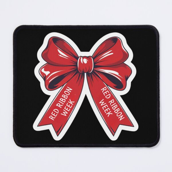 Item preview, Red Ribbon Week - Coquette Bow designed and sold by LewpyG.