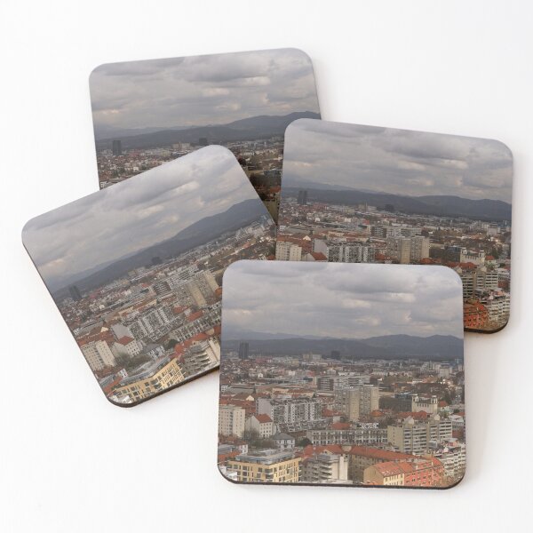 Item preview, Over The Rooftops of Ljubljana  designed and sold by rawshutterbug.