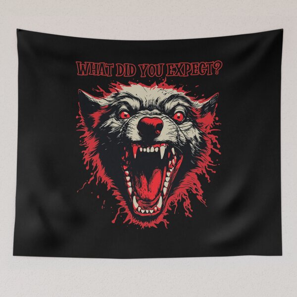 Item preview, Demon Dog head, fangs Halloween Horror Gothic designed and sold by TheTrendsDesk.