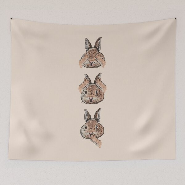 Item preview, No Evil Bunny  designed and sold by Huebucket.