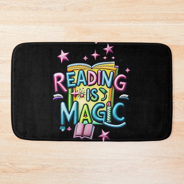 Item preview, Reading Is Magic Sparkle Book Art designed and sold by ArtDesignTp.