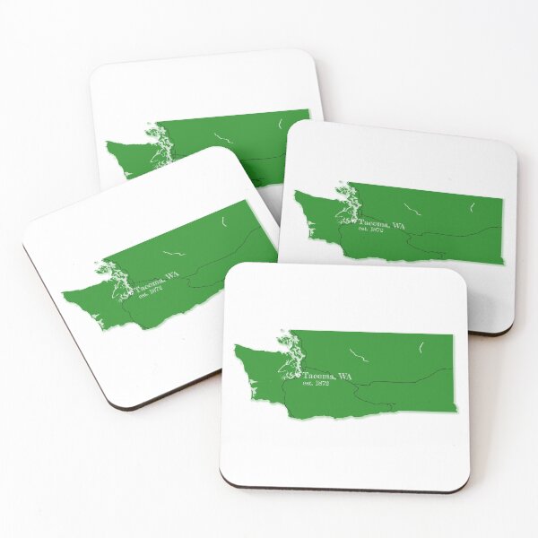 Item preview, Tacoma, WA [Green] designed and sold by PhilbonianDezin.