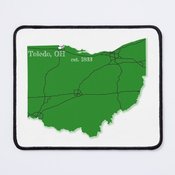 Item preview, Toledo, OH [Green] designed and sold by PhilbonianDezin.