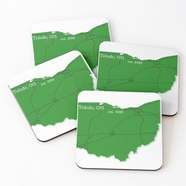 Item preview, Toledo, OH [Green] designed and sold by PhilbonianDezin.