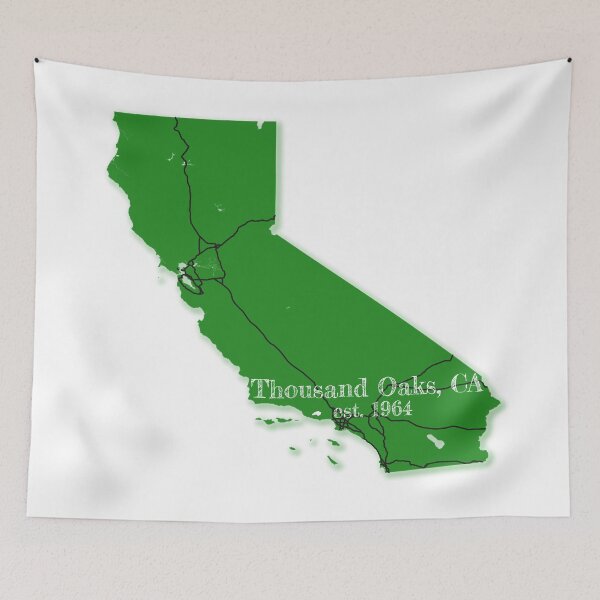 Item preview, Thousand Oaks, CA [Green] designed and sold by PhilbonianDezin.