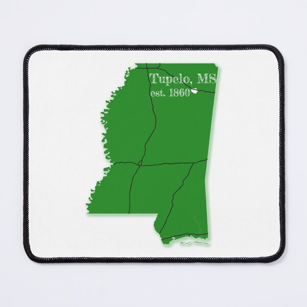 Item preview, Tupelo, MS [Green] designed and sold by PhilbonianDezin.