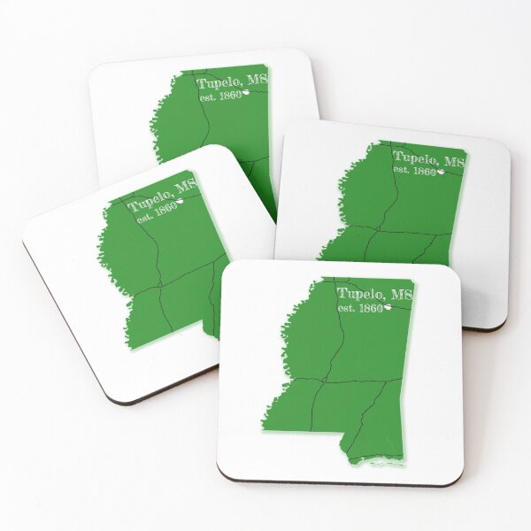 Item preview, Tupelo, MS [Green] designed and sold by PhilbonianDezin.
