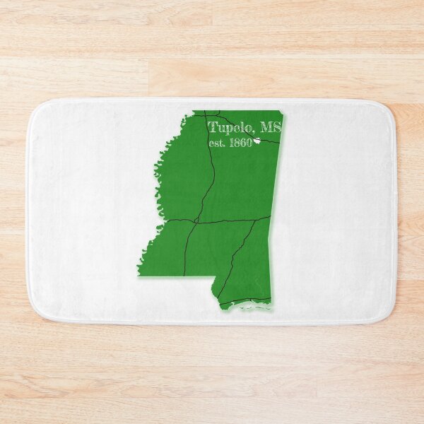 Item preview, Tupelo, MS [Green] designed and sold by PhilbonianDezin.