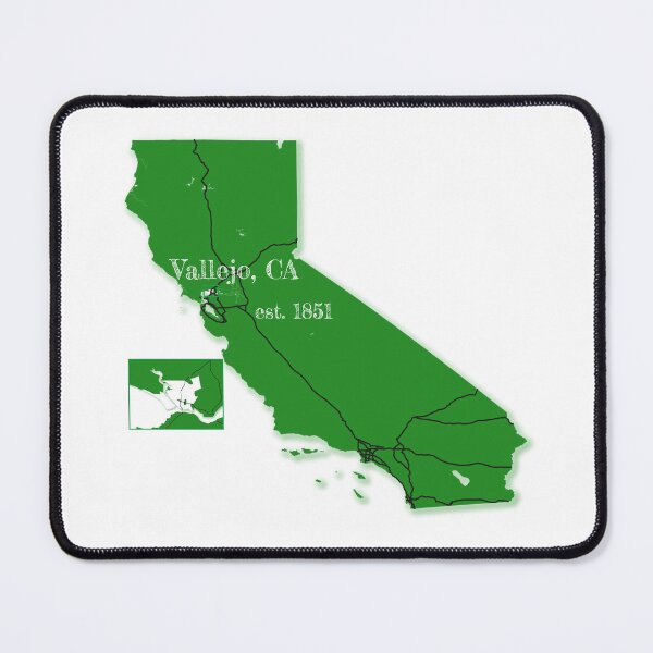 Item preview, Vallejo, CA [Green] designed and sold by PhilbonianDezin.