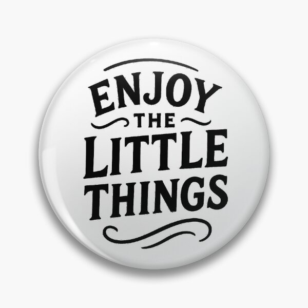 Item preview, Enjoy The Little Things Vintage Quote For Mindfulness designed and sold by Owcomm.