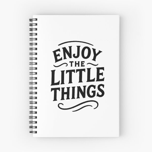 Item preview, Enjoy The Little Things Vintage Quote For Mindfulness designed and sold by Owcomm.