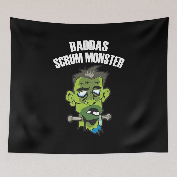Item preview, Baddas Scrum Monster designed and sold by DAFIN.