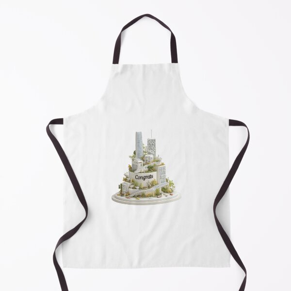Item preview, Tiered cake shaped like city skyline with skyscrapers designed and sold by DadGenX.