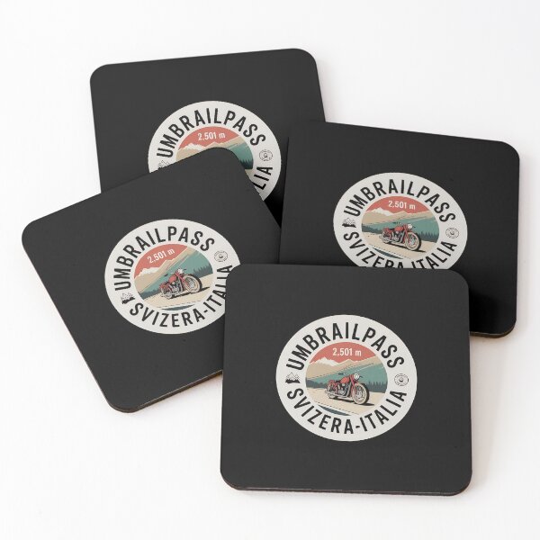 Item preview, Umbrail Pass Switzerland Italy Vintage Motorcycle Sticker – Alpine Adventure Badge designed and sold by VividOrganica.