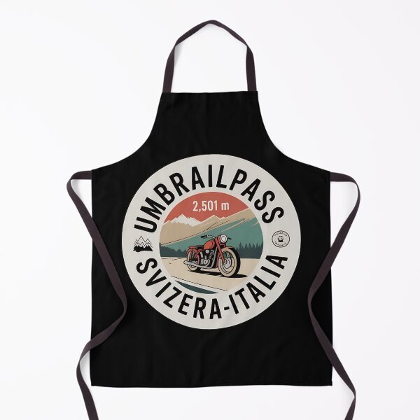Item preview, Umbrail Pass Switzerland Italy Vintage Motorcycle Sticker – Alpine Adventure Badge designed and sold by VividOrganica.