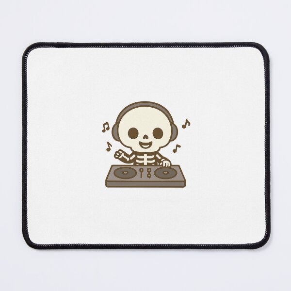 Item preview, Kawaii DJ Skeleton – Halloween Party designed and sold by Meow-WoofDesign.